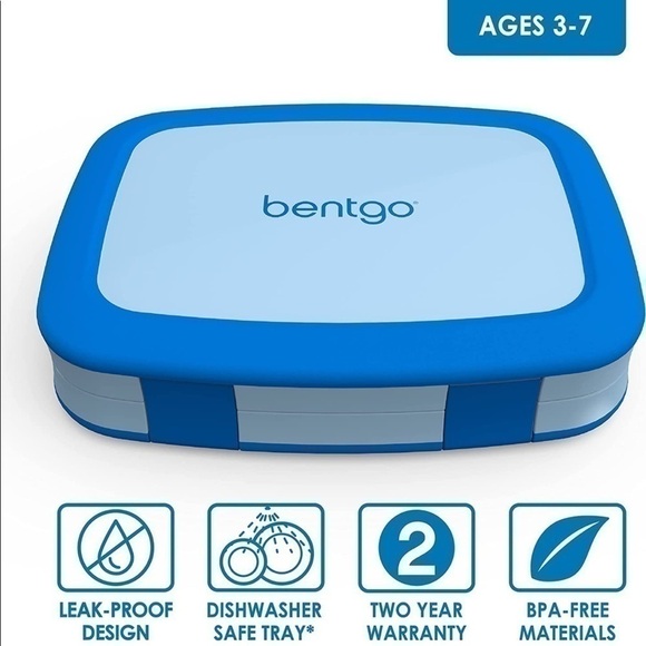 Bentgo Kids Lunch Box Container Blue - Picture 2 of 12